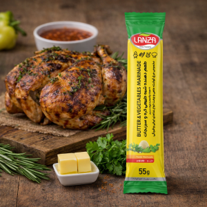 طعم دهنده ( مرینیت ) کره و سبزیجات لانزا - 10 ساشه 55 گرمی