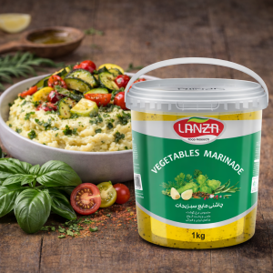 طعم دهنده ( مرینیت ) سبزیجات معطر لانزا - چهار ظرف یک کیلوگرمی