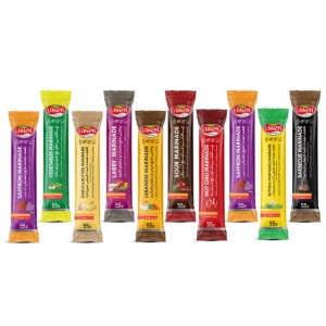 طعم دهنده ( مرینیت ) 10طعم  جور لانزا - 10  بسته ( شامل  10 جعبه ساشه 55 گرمی در کارتن )