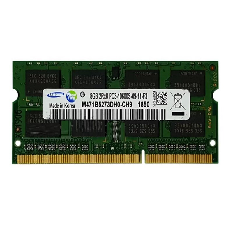 رم لپ تاپ 8 گیگ سامسونگ DDR3-1333-10600 MHZ 1.5V
