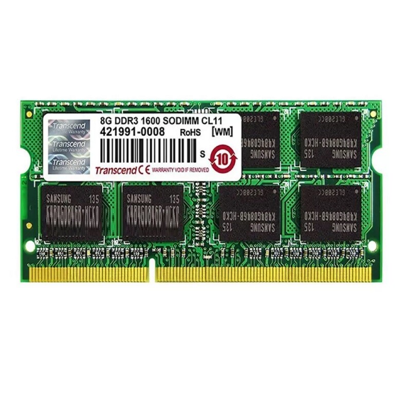 رم لپ تاپ 8 گیگ Transcend DDR3-PC3L-1600-12800 MHZ 1.35V
