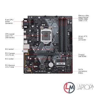 مادربرد ایسوس ASUS PRIME B360M-A