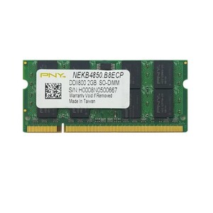 رم لپ تاپ 2 گیگ PNY DDR2-800-6400 MHZ 1.8V