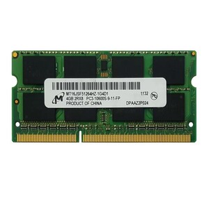رم لپ تاپ 4 گیگ Micron Technology DDR3-1333-10600 MHZ 1.5V
