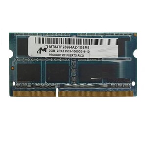 رم لپ تاپ 2 گیگ Micron Technology DDR3-1333-10600 MHZ 1.5V