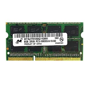 رم لپ تاپ 8 گیگ Micron Technology DDR3-1333-10600 MHZ 1.5V