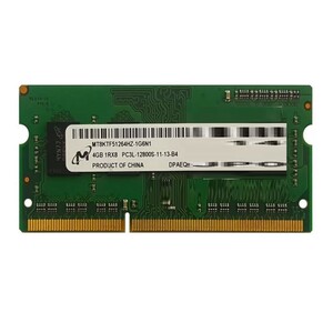 رم لپ تاپ 4 گیگ Micron Technology DDR3-PC3L-1600-12800 MHZ 1.35V