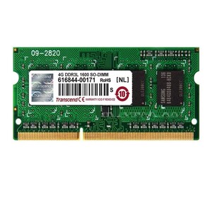 رم لپ تاپ 4 گیگ Transcend DDR3-PC3L-1600-12800 MHZ 1.35V