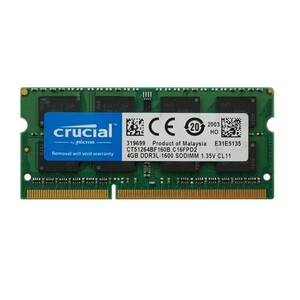 رم لپ تاپ 4 گیگ Crucial DDR3-PC3L 1600-12800 MHZ 1.35V