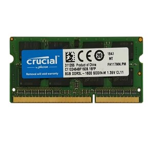 رم لپ تاپ 8 گیگ Crucial DDR3-PC3L-1600-12800 MHZ 1.35V