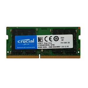 رم لپ تاپ 32Crucial گیگ DDR4-2666 MHZ 1.2V