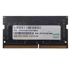رم لپ تاپ 4 گیگ Apacer DDR4-2133 MHZ 1.2V