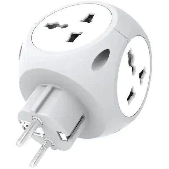 چندراهی برق گرین لاین مدل Green Lion Multiport Travel Adapter GS-05