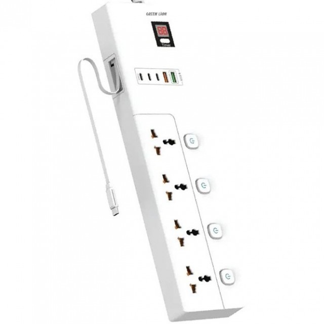 چندراهی و محافظ برق گرین لاین مدل GS-800