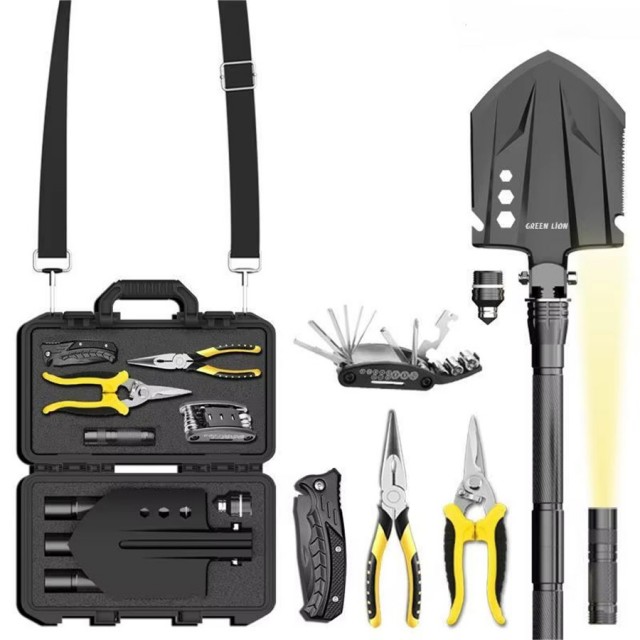 کیت ابزار کاربردی گرین لاین Green Lion Survival X9 Outdoor Tool Kit