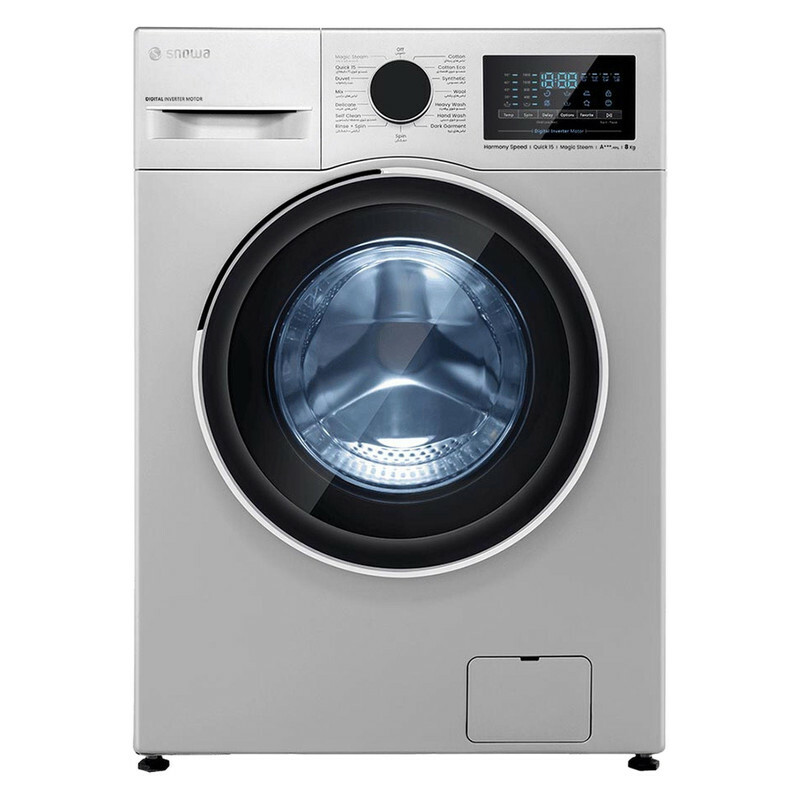 ماشین لباسشویی 8 کیلوگرم اتوماتیک اسنوا مدل SWM-B80S