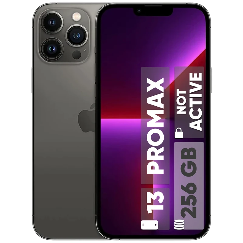گوشی اپل iPhone 13 Pro Max ZAA رجیستر‌شده دو سیم‌کارت 256 گیگابایت با رم 6 گیگابایت ( کارکرده با کد رجیستری )