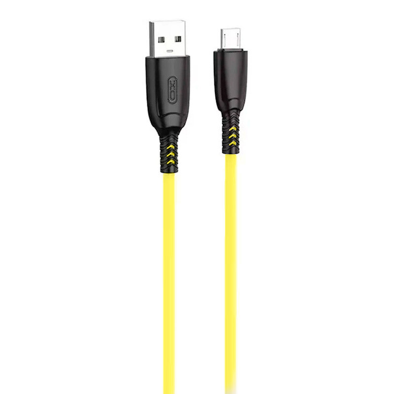 کابل کوتاه میکرو یو اس بی فست شارژ 6 آمپر ایکس او XO-NB247M طول 25 سانتی متر