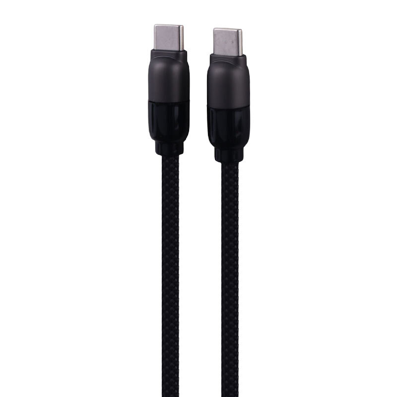 کابل دو سر تایپ سی فست شارژ 60 وات هیسکا LX-901CC طول 1 متر