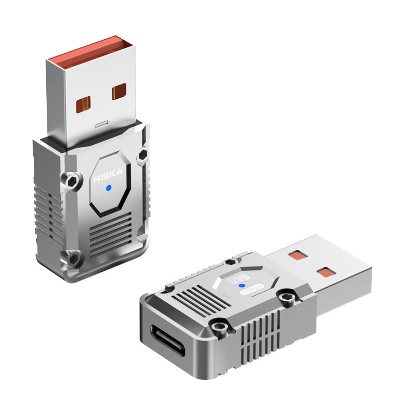 تبدیل OTG تایپ سی به USB هیسکا H9