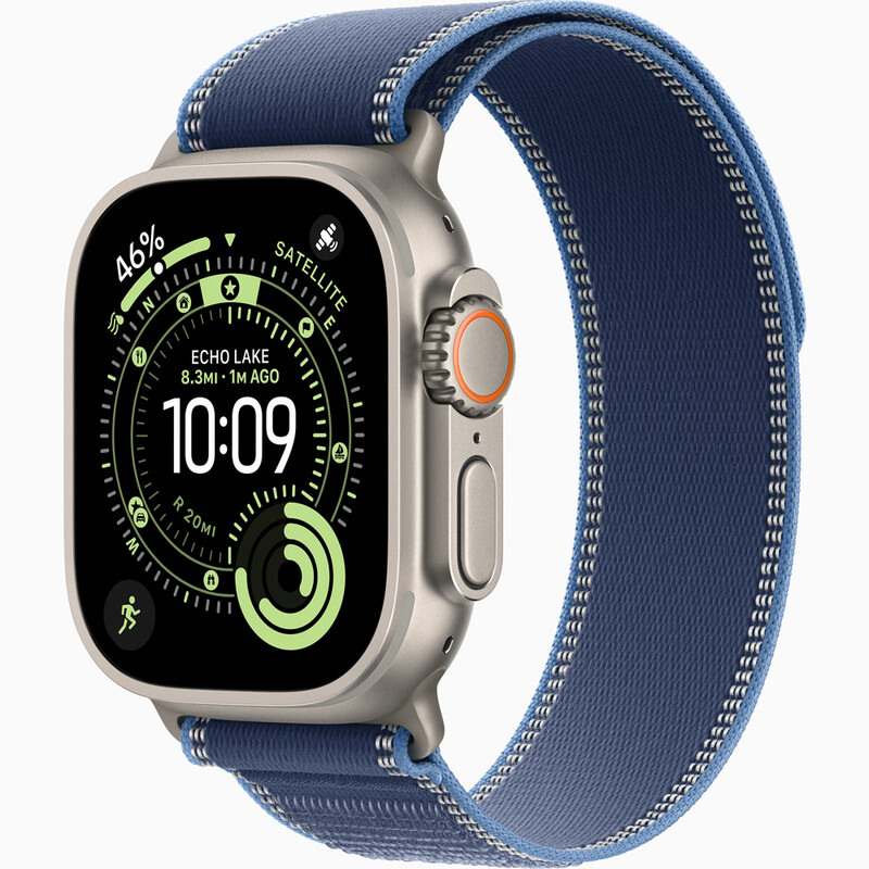 ساعت هوشمند 49 میلی متری اپل مدل Ultra 3 Natural Titanium Case با بند Trail
