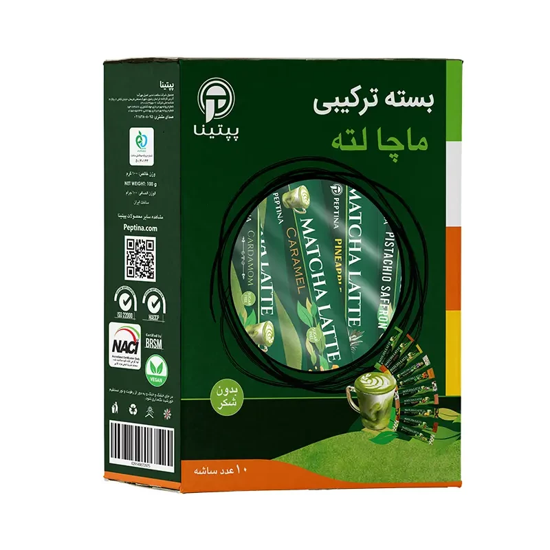 بسته ترکیبی ماچا لته پپتینا – 10 ساشه‌ای