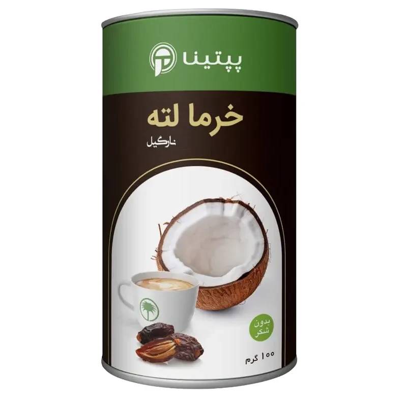 خرما لته نارگیل پپتینا 10 ساشه 10 گرمی
