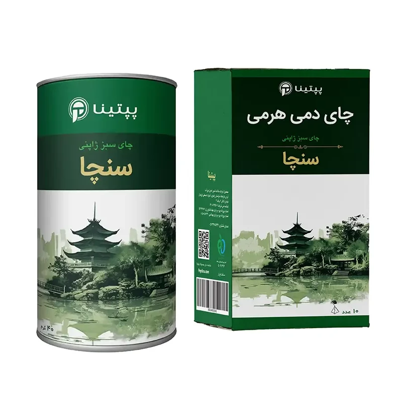 چای سبز ژاپنی سنچا پپتینا قوطی 40 گرمی
