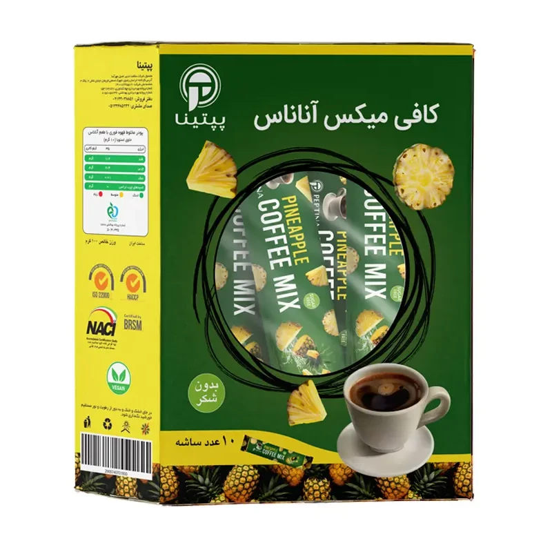 کافی میکس آناناس پپتینا 10 ساشه 10 گرمی