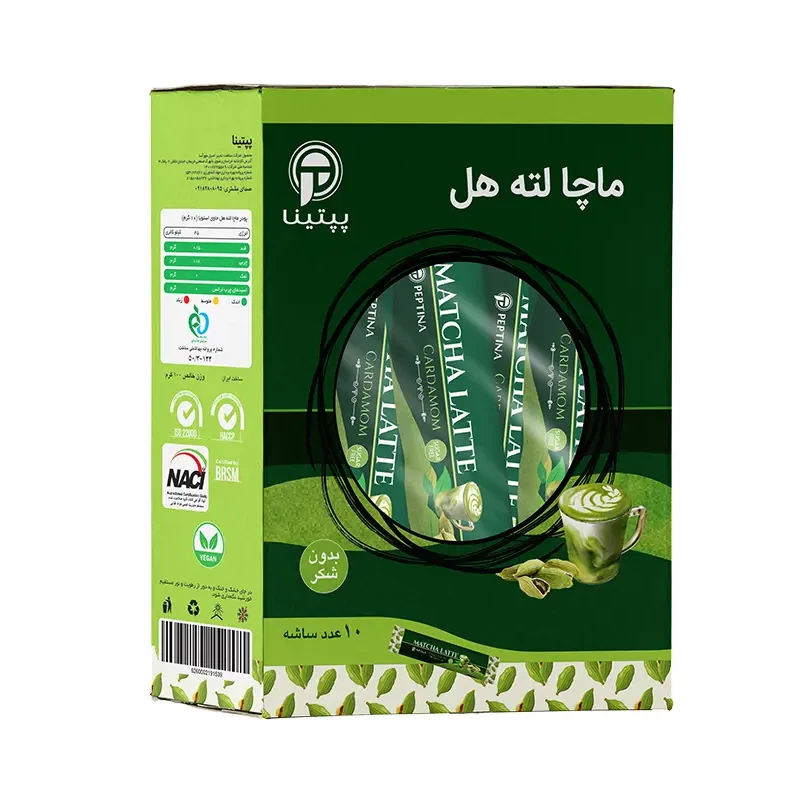 ماچا لته هل پپتینا 10 ساشه 10 گرمی