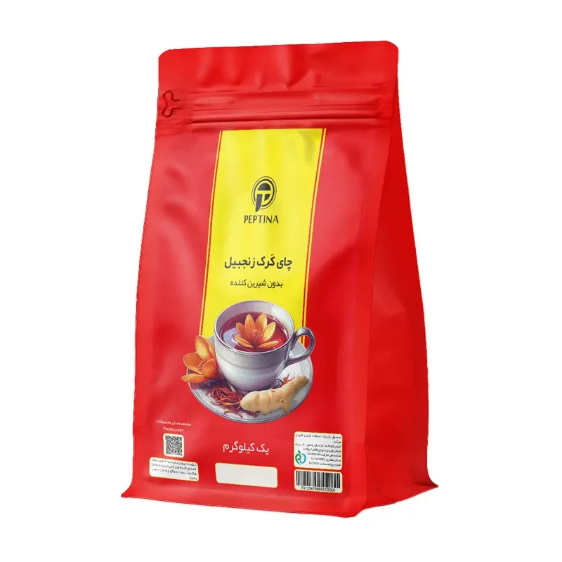 چای کرک زنجبیل فله پپتینا (بدون شیرین کننده) – پاکت یک کیلوگرمی