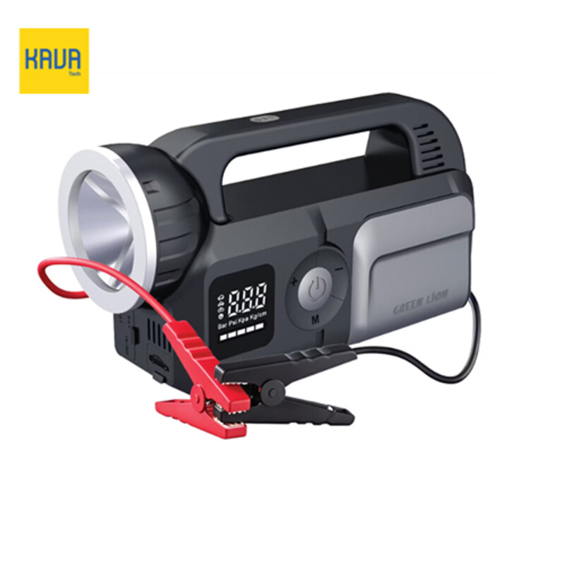جامپ‌استارتر گرین‌لاین Green Lion Savior 12V Jump Starter مدل GLSV-12V – خاکستری
