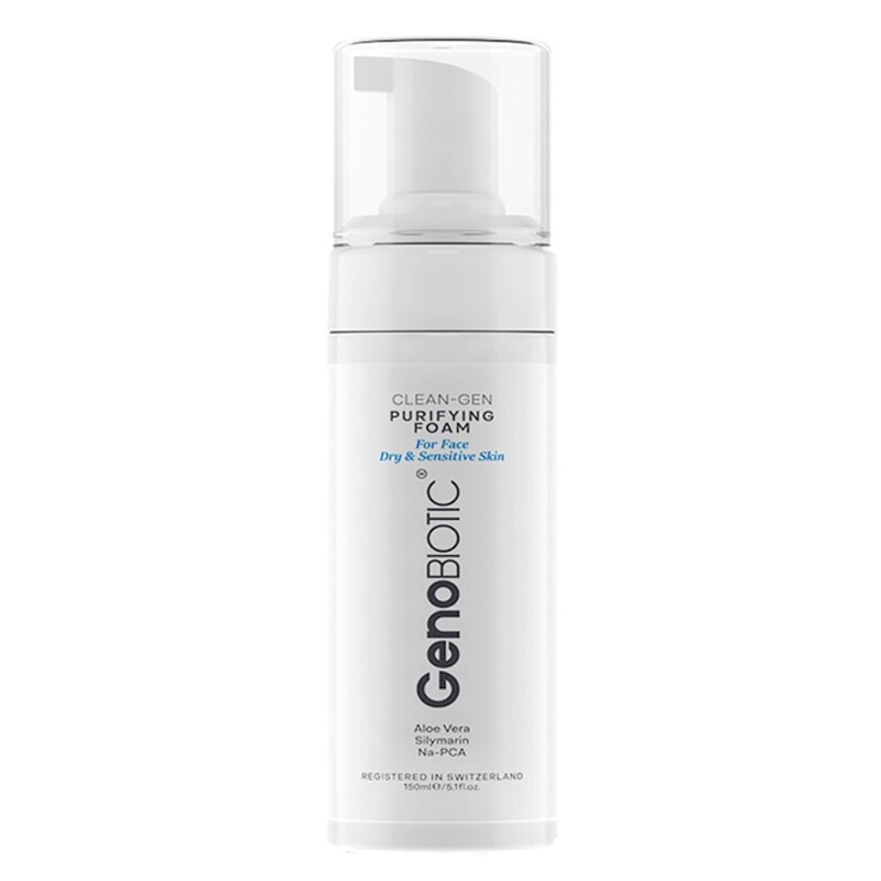 فوم شستشو صورت ژنوبایوتیک پوست های خشک و حساس 150ml