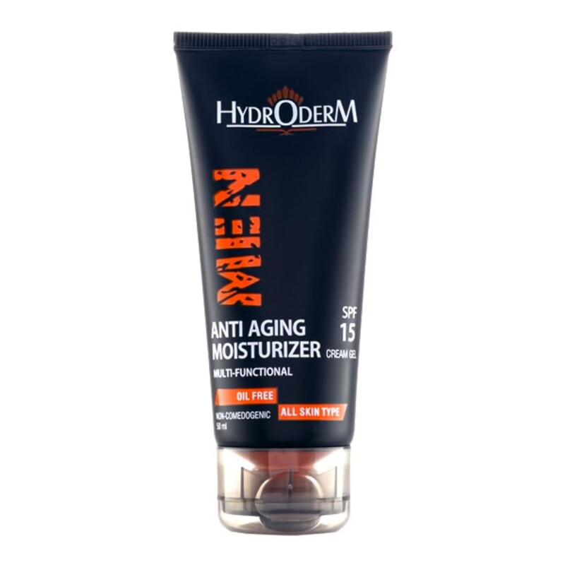 ژل کرم ضد چروک و مرطوب کننده آقایان هیدرودرم Spf15
