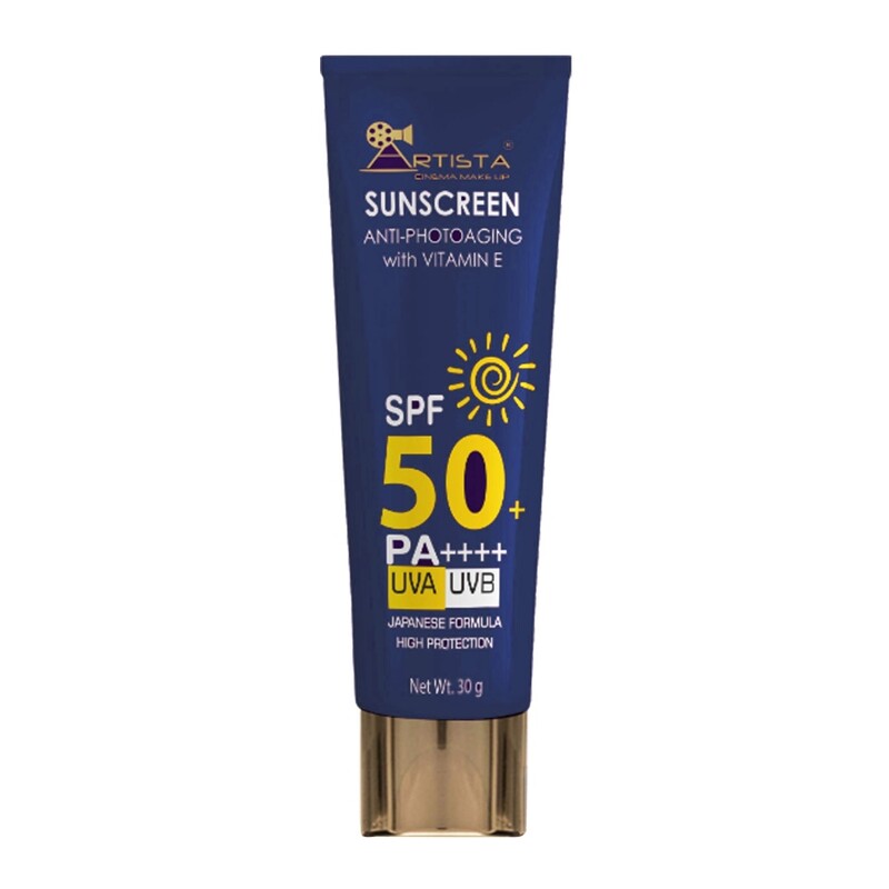 ضد آفتاب آرتیستا spf50 ضد چروک