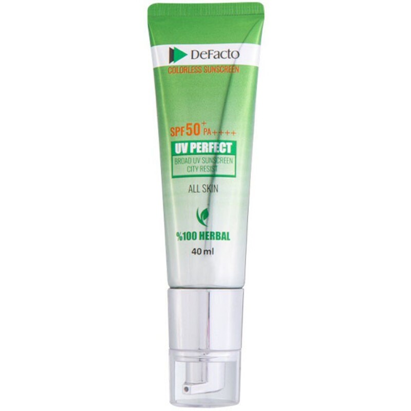 ضدآفتاب بی رنگ SPF50 دیفکتو انواع پوست 40ml