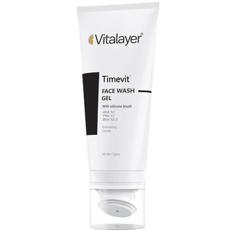 ژل شستشو لایه بردار ویتالیر Timevit