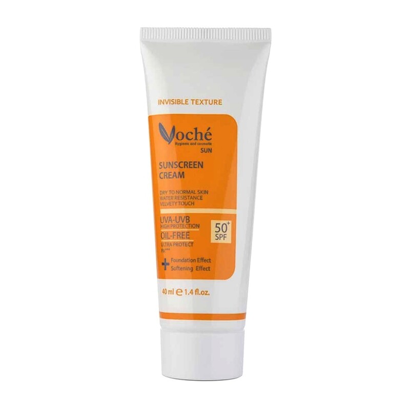 کرم ضد آفتاب پوست های خشک و معمولی SPF50 وچه 40ml