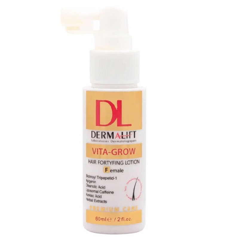 لوسیون تقویت کننده موی سر بانوان درمالیفت 60ml