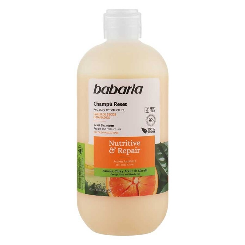 شامپو ترمیم کننده مو خشک باباریا 500ml