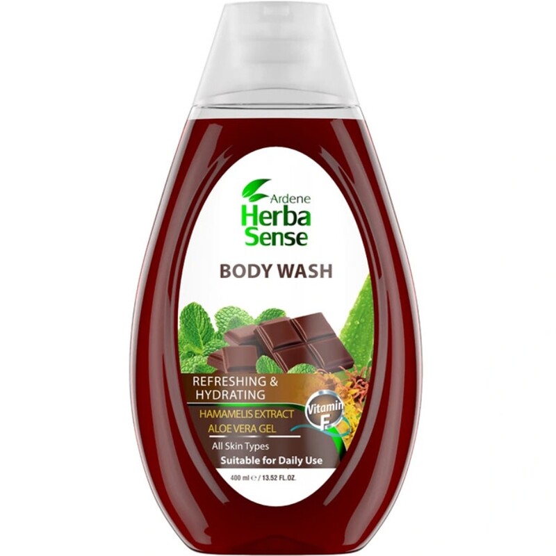 شامپو بدن عصاره شکلات و آلوئه ورا آردن هرباسنس 400ml