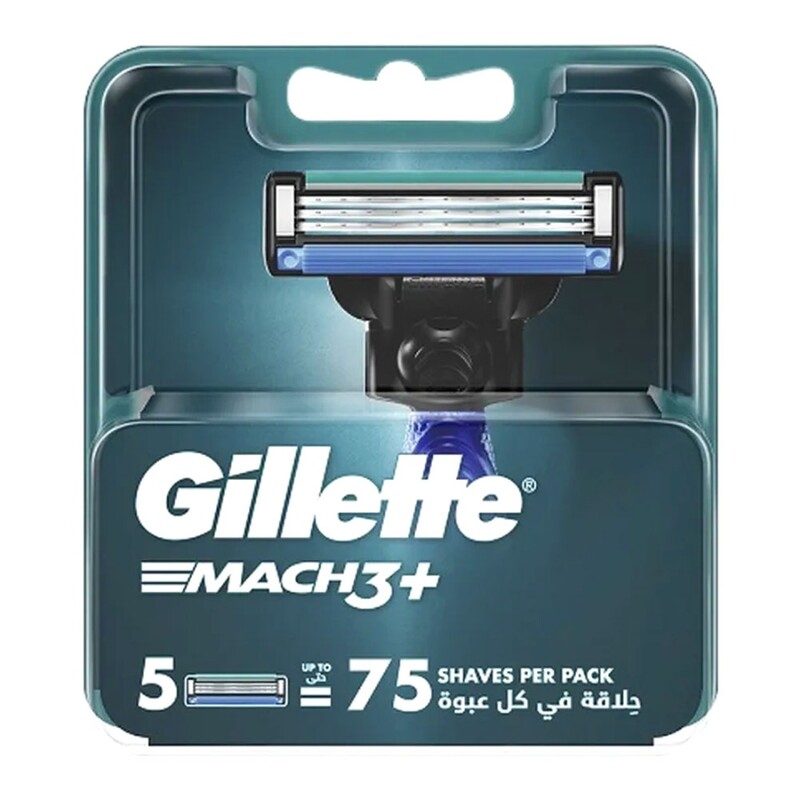 تیغ یدک ژیلت 3 تیغه 5 عددی Mach 3 Plus