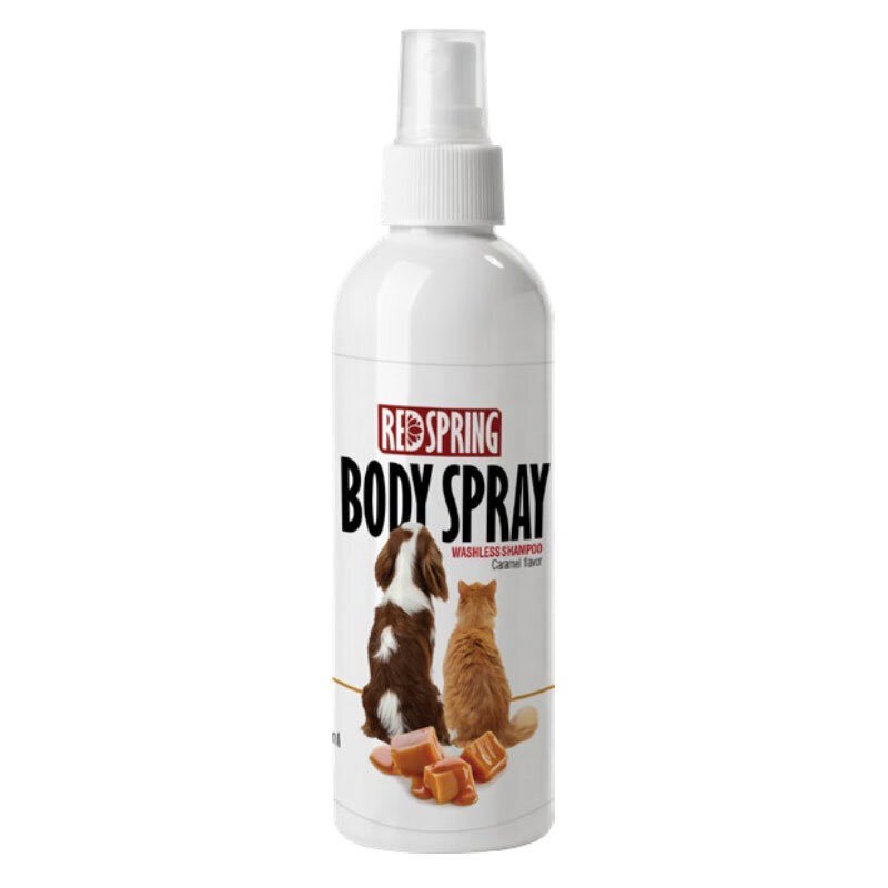 محلول ضد عفونی کننده بدن رداسپرینگ با عصاره کارامل Redspring Body Spray حجم 150 میلی لیتر