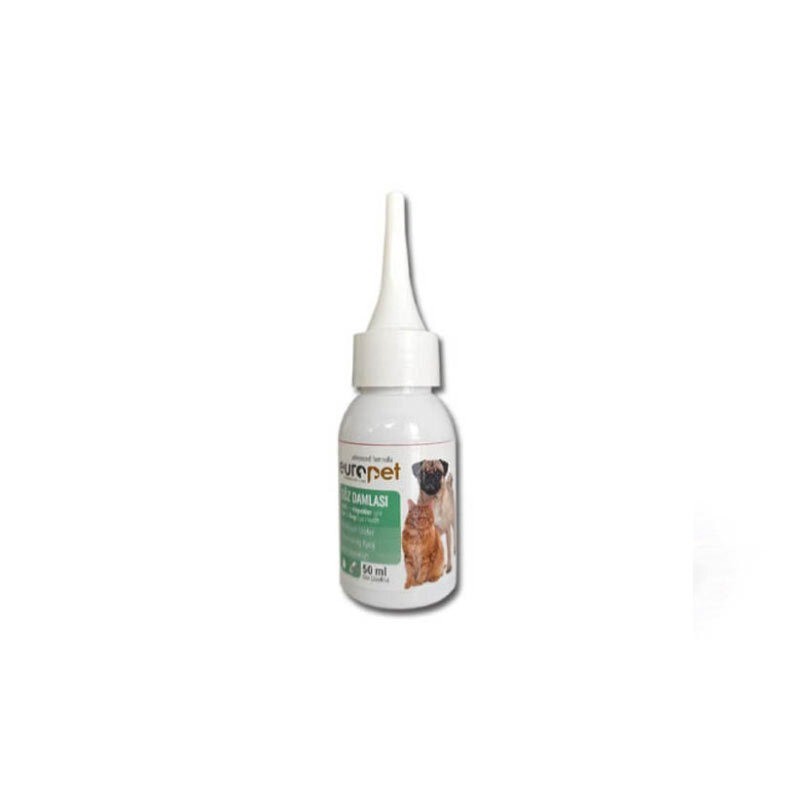 قطره خط چشم حیوانات یوروپت Europet Eye Drop حجم 50 میلی لیتر