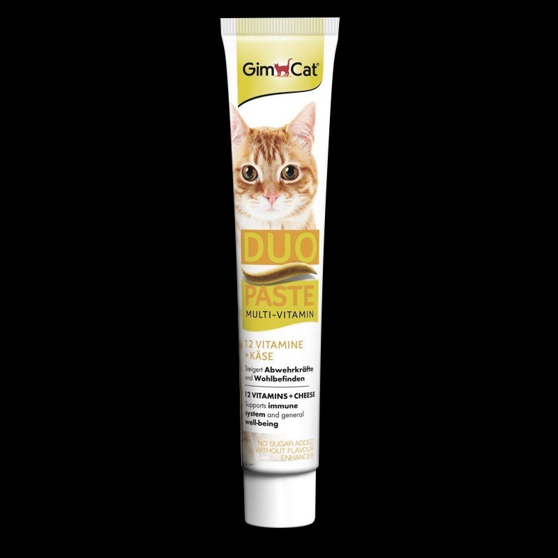 خمیر مالت و مولتی ویتامین گربه با طعم پنیر جیم کت GimCat Due Paste with Cheese وزن 50 گرم