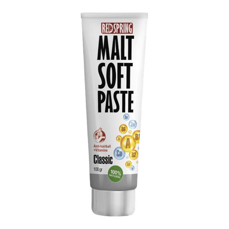 خمیر مالت گربه رداسپرینگ با طعم ساده (کلاسیک) Redspring Malt Soft Paste Classic وزن 100 گرم
