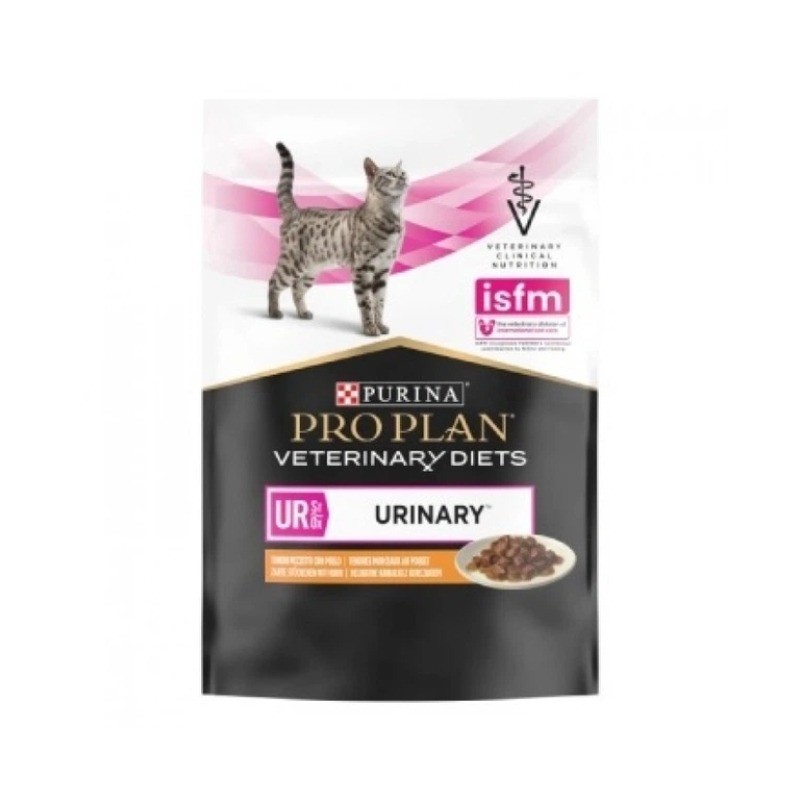 پوچ گربه پروپلن برای بیماری ادراری طعم مرغ ProPlan Veterinary Diets Urinary وزن 85 گرم