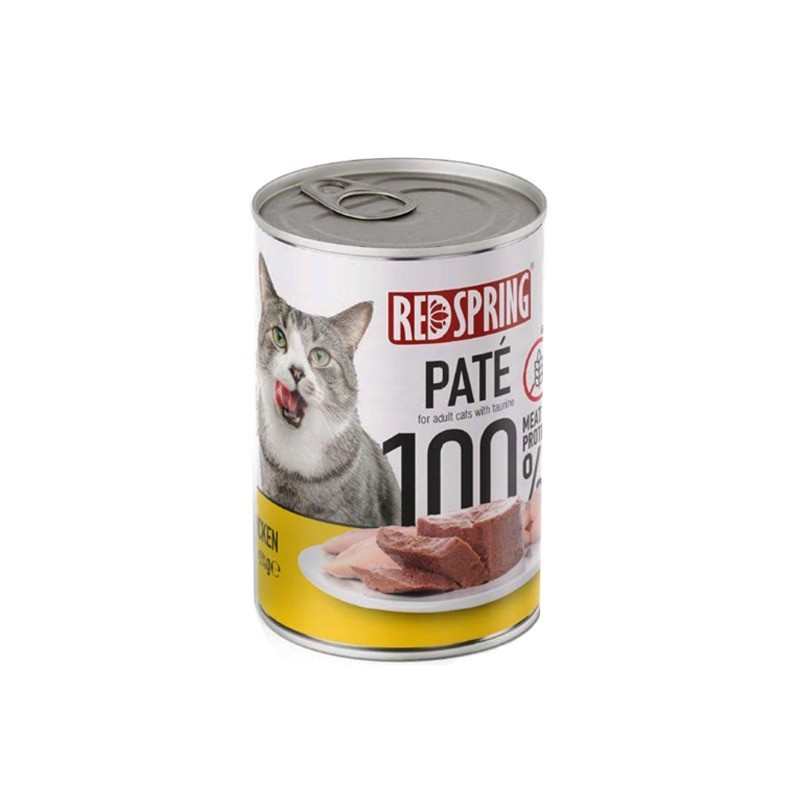 کنسرو غذای گربه رداسپرینگ با طعم مرغ خالص Redspring Cat Chicken Pate وزن 400 گرم