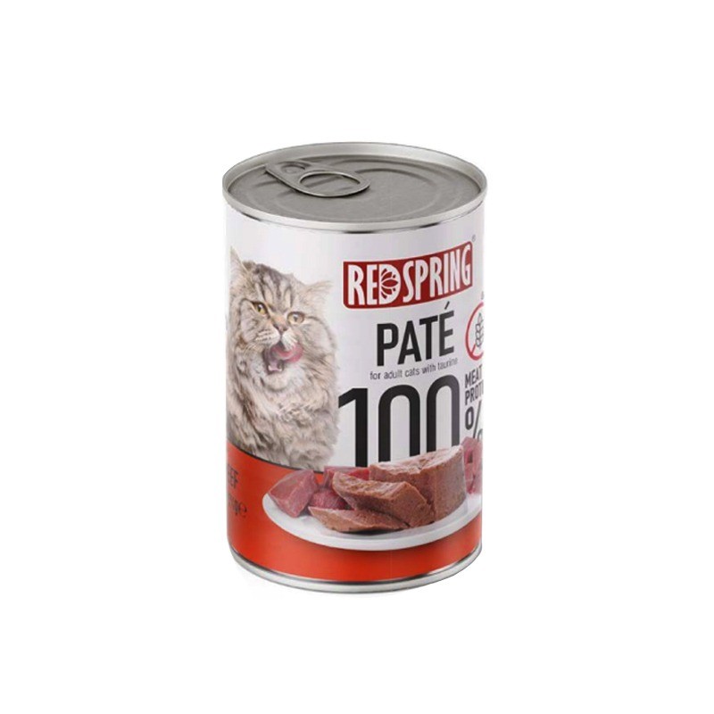کنسرو غذای گربه رداسپرینگ با طعم گوساله خالص Redspring Cat Lamb Pate وزن 400 گرم