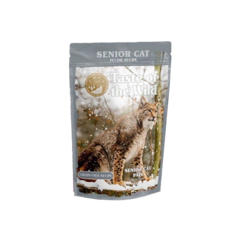 پوچ گربه مسن تیست آف د وایلد با طعم مرغ Taste of the Wild Senior Cat Chicken Pate وزن 85 گرم